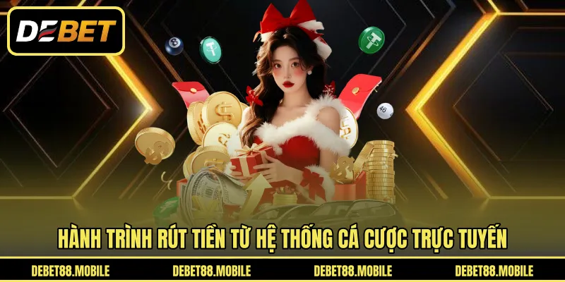 Hành trình rút tiền từ hệ thống cá cược trực tuyến