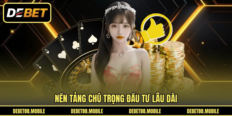Nền tảng chú trọng đầu tư lâu dài 
